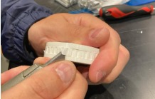 Peeling the support