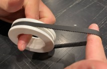 Belt on pulley